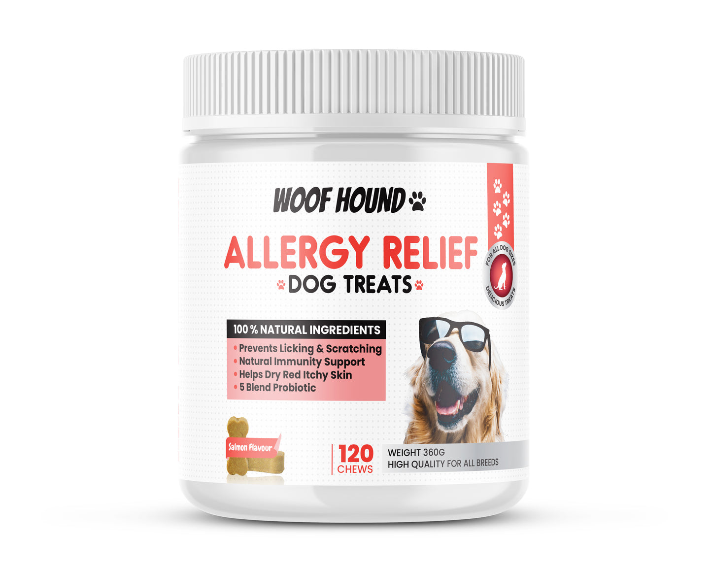 120 Allergy Relief Dog Treats