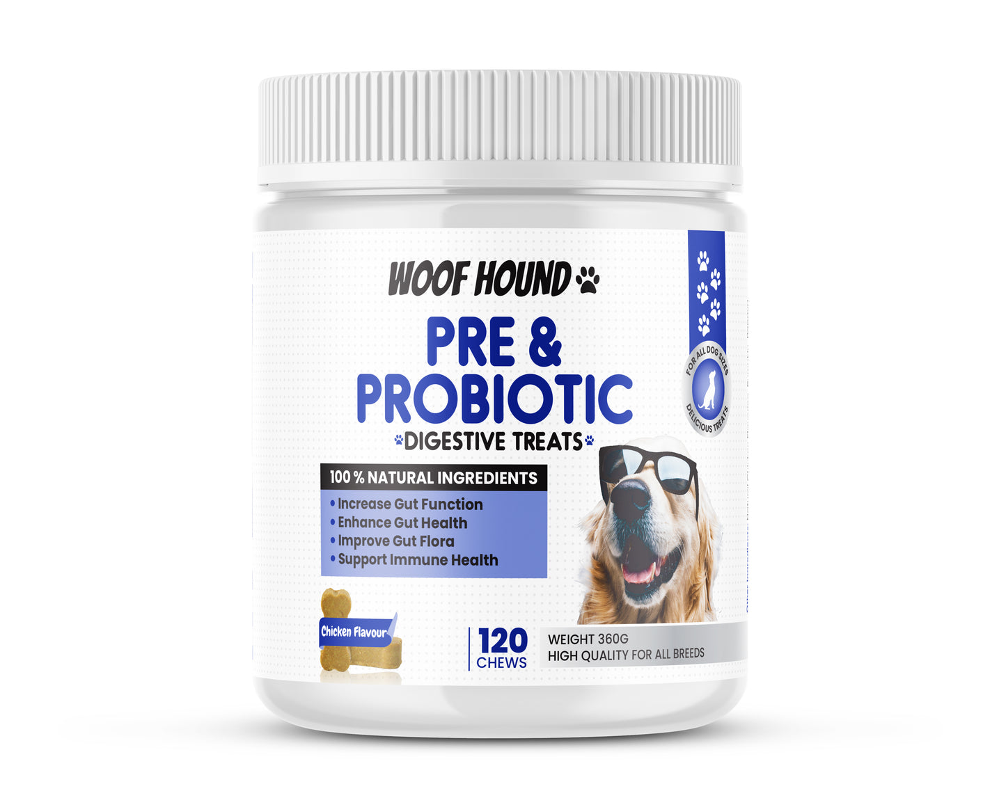 120 Pre & Probiotics Dog Treats