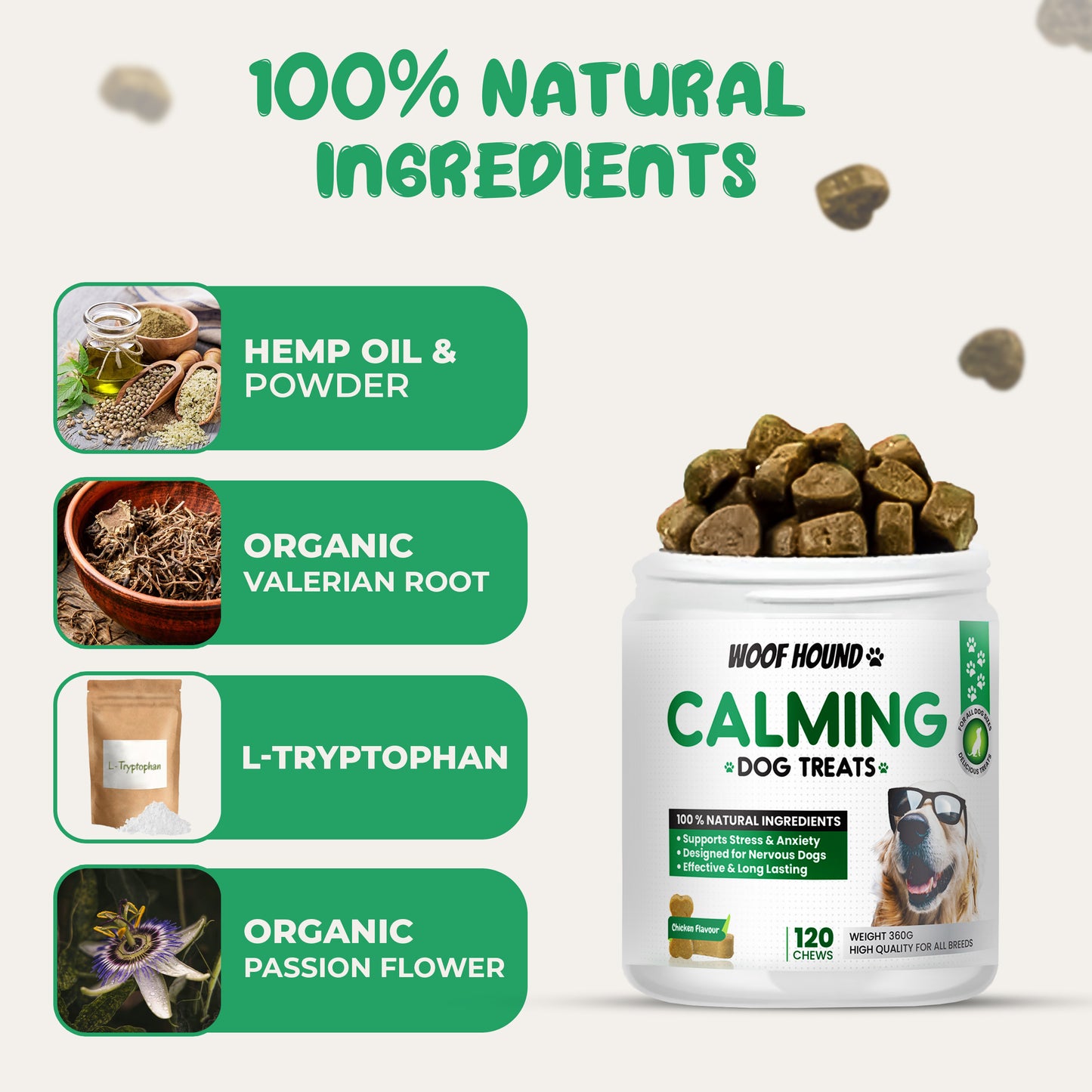 120 Calming Dog Treats