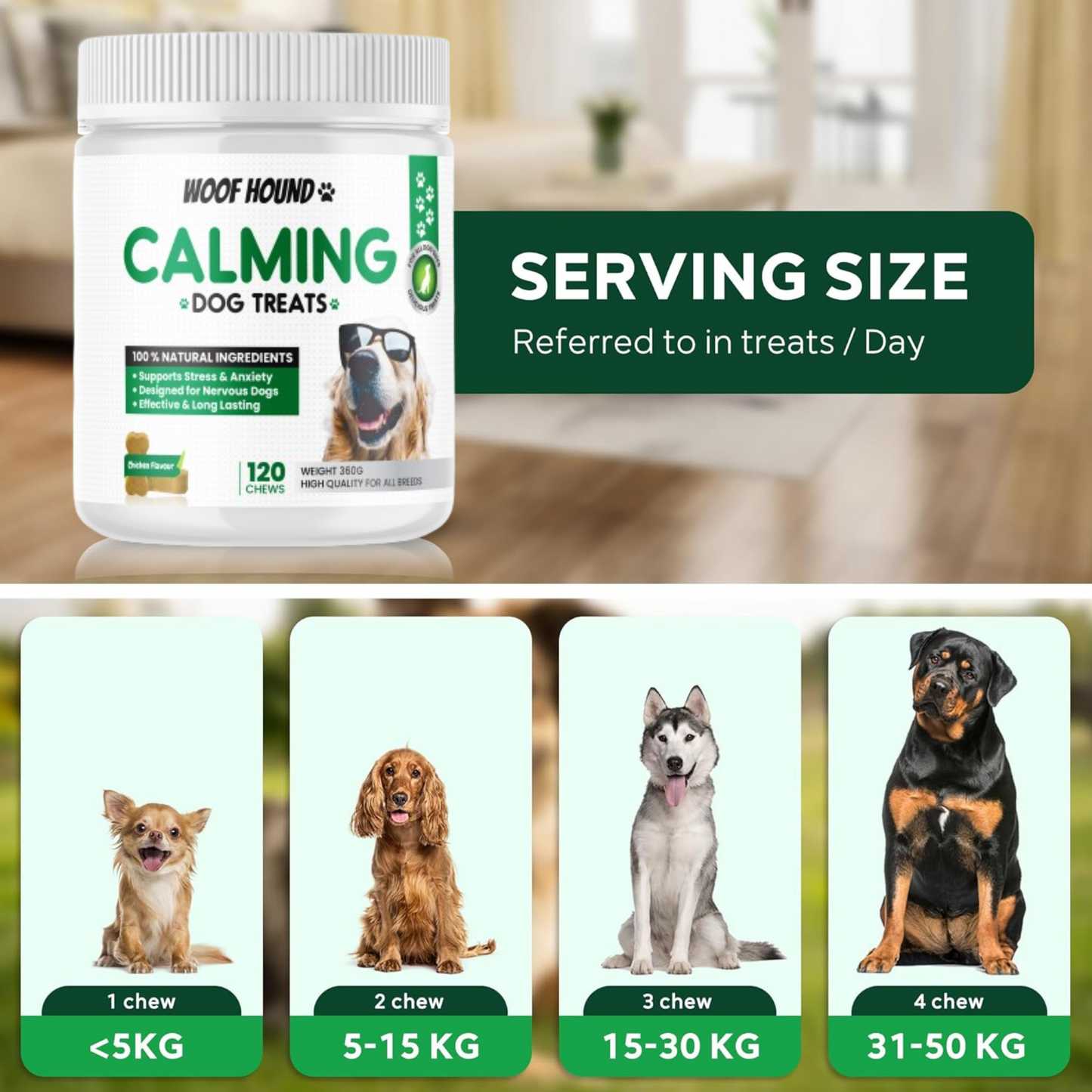 120 Calming Dog Treats